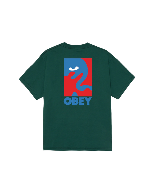OBEY CROPPED ICON CLASSIC T-SHIRT