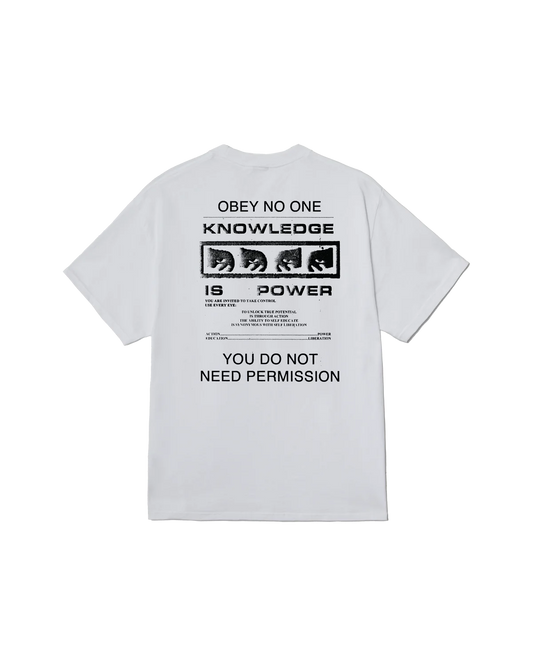 OBEY PERMISSION CLASSIC T-SHIRT