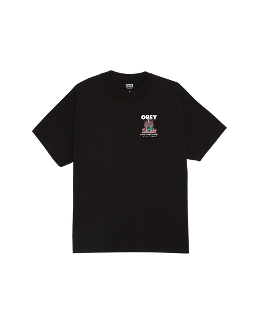 OBEY LOVE & UNITY NOW CLASSIC T-SHIRT