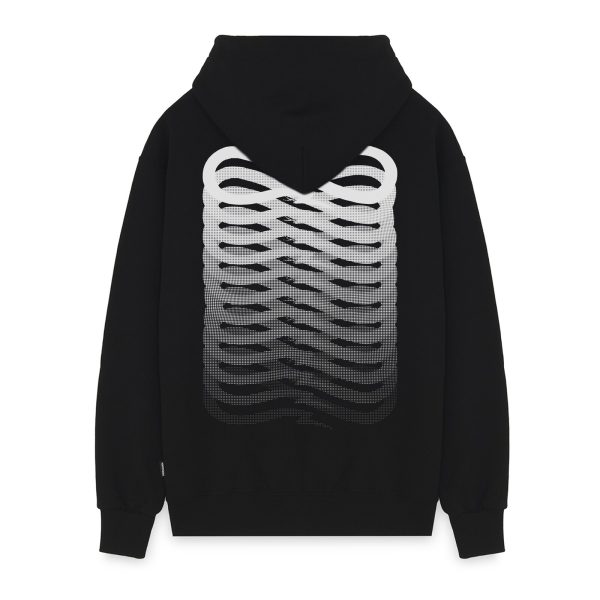 PROPAGANDA RIBS HOODIE BLACK