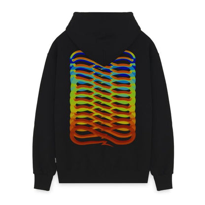 PROPAGANDA RIBS HEAT HOODIE BLACK