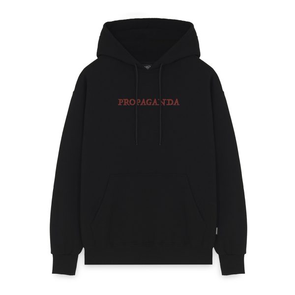 PROPAGANDA PUKE HOODIE BLACK