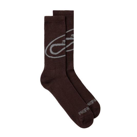 PROPAGANDA LOGO ATOM SOCKS COFFEE