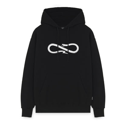 PROPAGANDA LOGO HOODIE BLACK