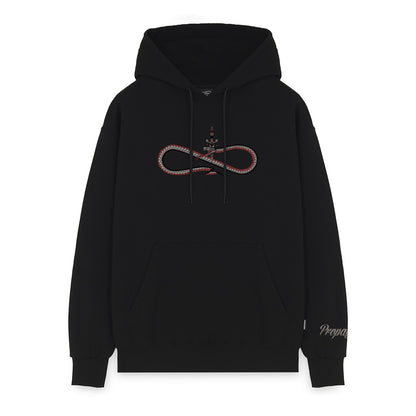 PROPAGANDA LOGO SWORD HOODIE BLACK