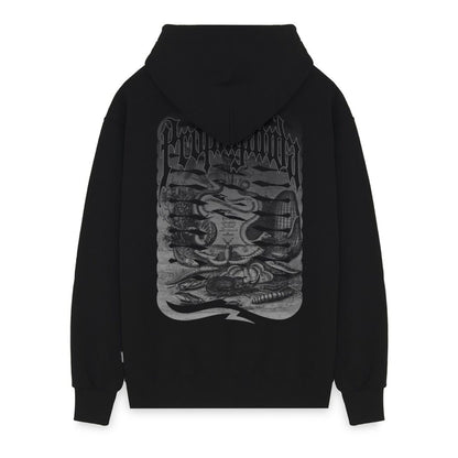 PROPAGANDA BUTTERFLY HOODIE BLACK