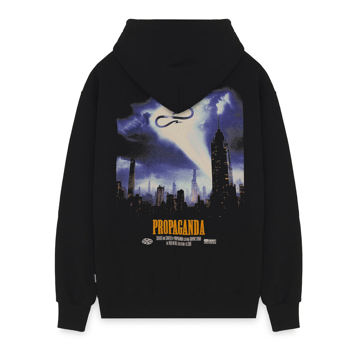 PROPAGANDA SIGN HOODIE BLACK