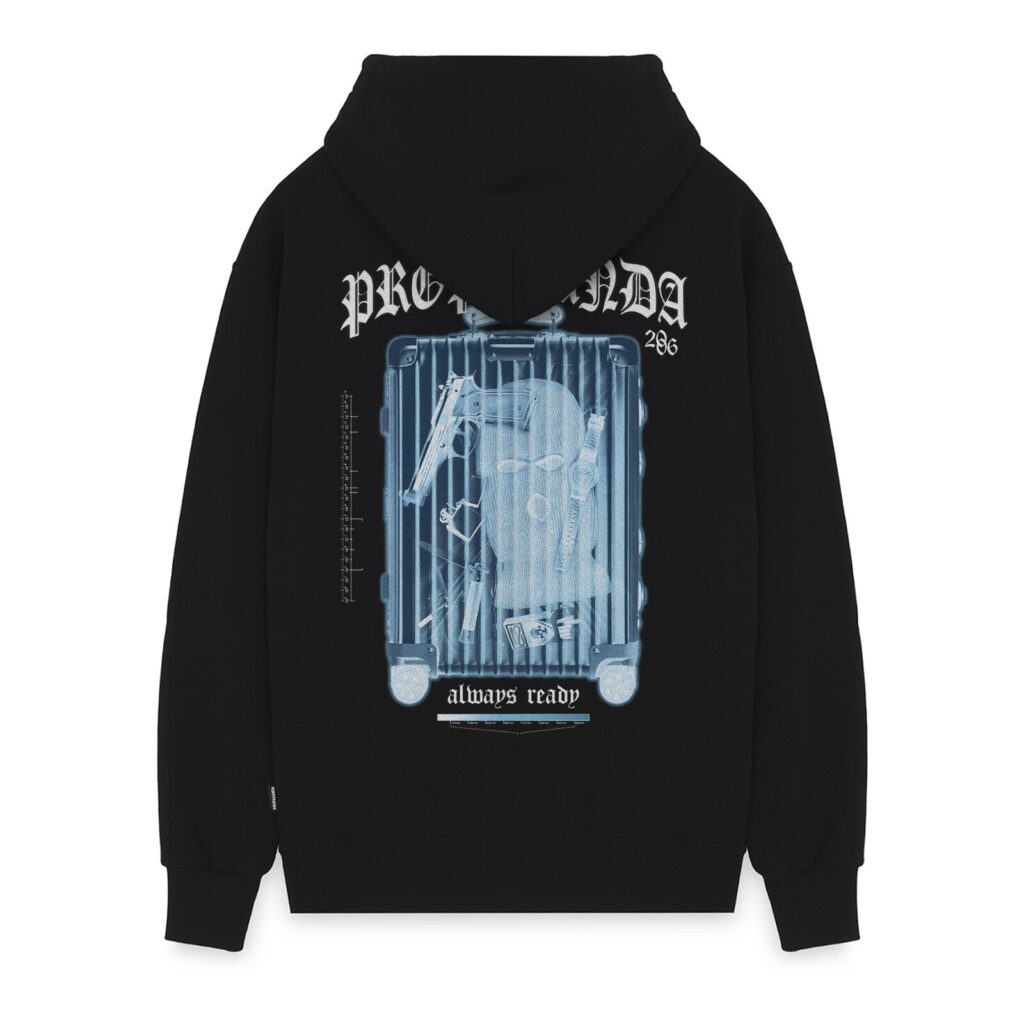 PROPAGANDA XRAY HOODIE BLACK