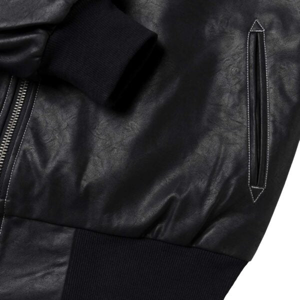 PROPAGANDA CAPIATL VARSITY JACKET BLACK