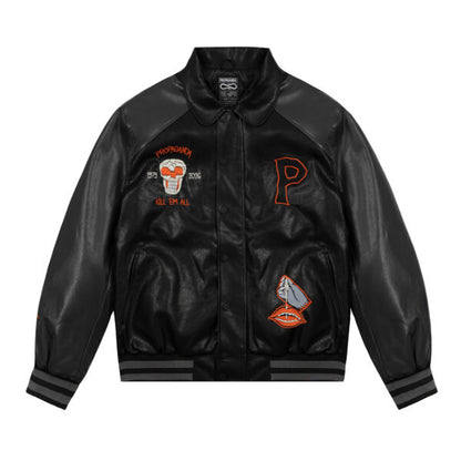 PROPAGANDA SEMBOY VARSITY JACKET BLACK
