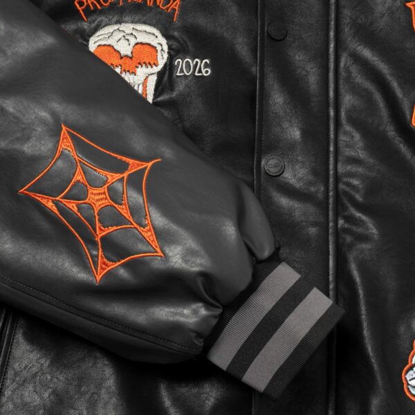 PROPAGANDA SEMBOY VARSITY JACKET BLACK