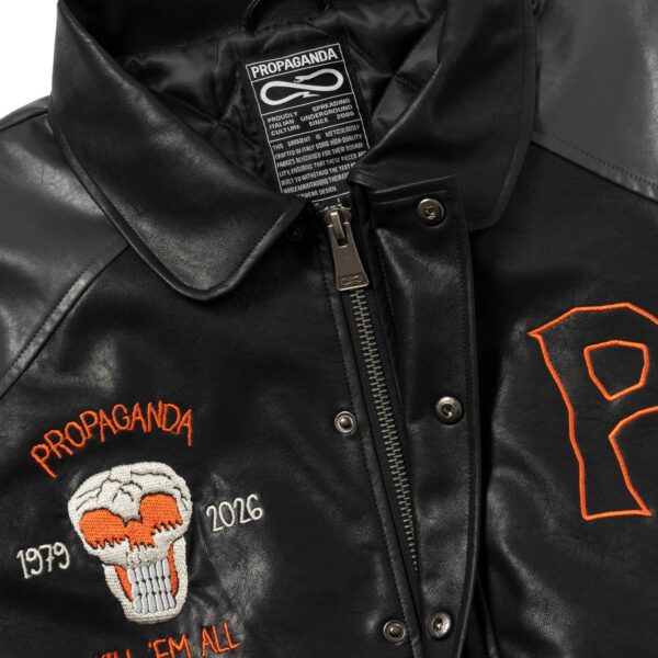 PROPAGANDA SEMBOY VARSITY JACKET BLACK
