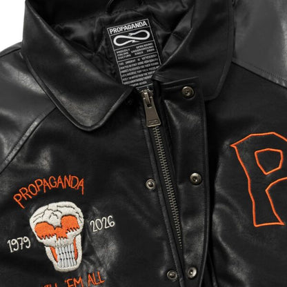 PROPAGANDA SEMBOY VARSITY JACKET BLACK