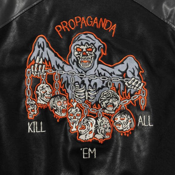 PROPAGANDA SEMBOY VARSITY JACKET BLACK