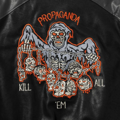 PROPAGANDA SEMBOY VARSITY JACKET BLACK
