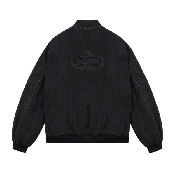 PROPAGANDA LOGO ATOM BOMBER JACKET BLACK
