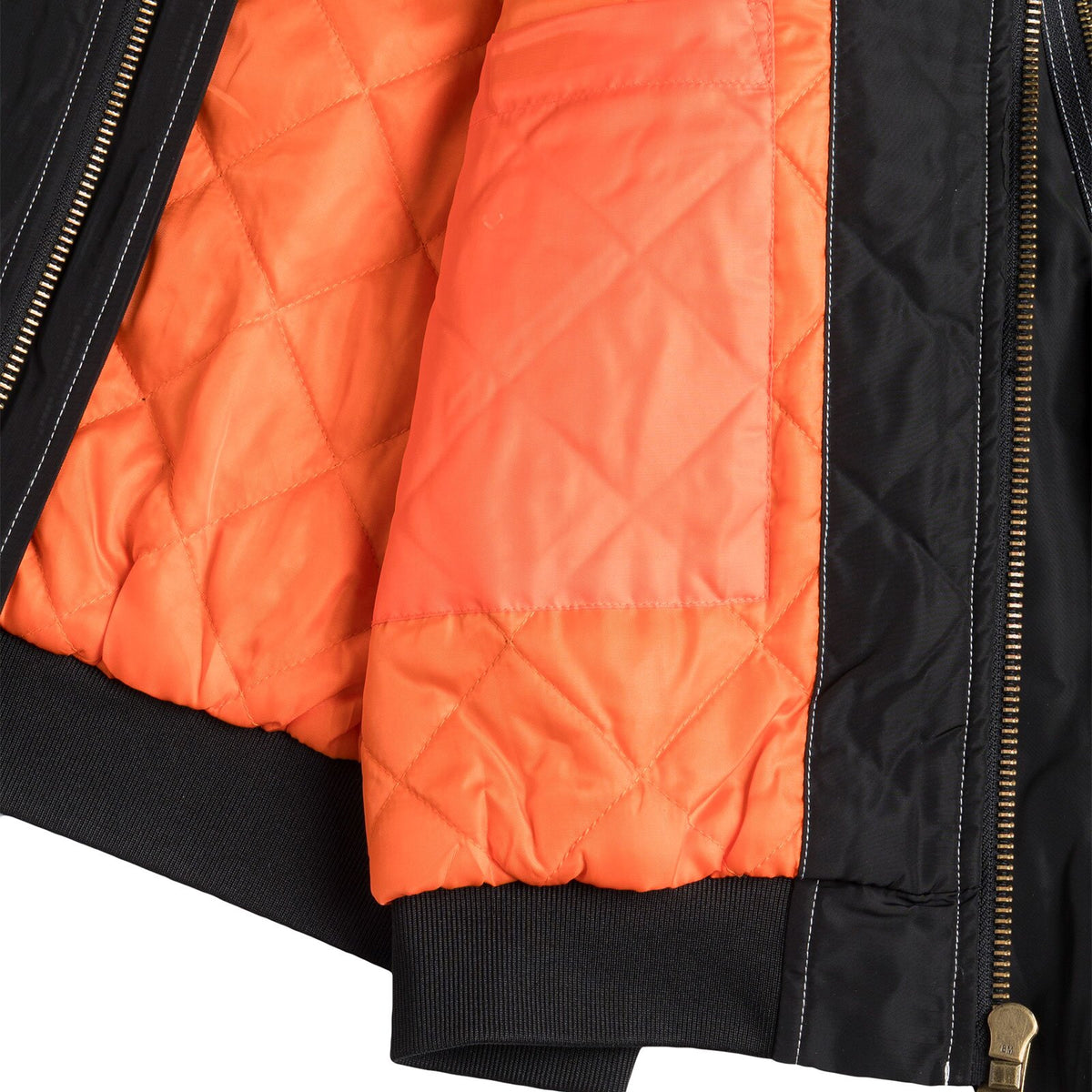 PROPAGANDA LOGO ATOM BOMBER JACKET BLACK