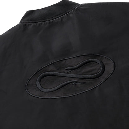 PROPAGANDA LOGO ATOM BOMBER JACKET BLACK