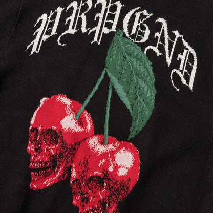PROPAGANDA CHERRY SWEATER BLACK
