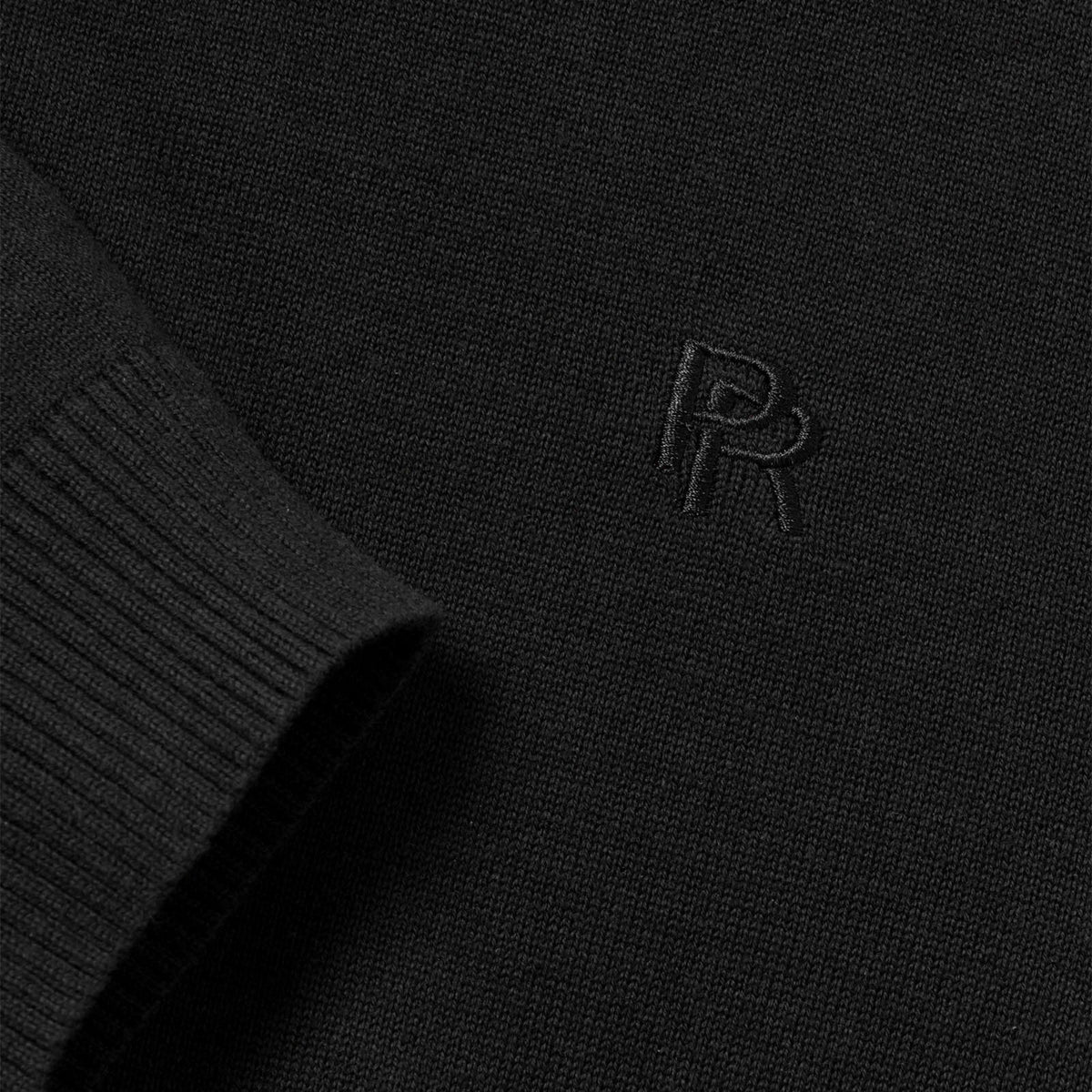 PROPAGANDA RIBS SWEATER BLACK
