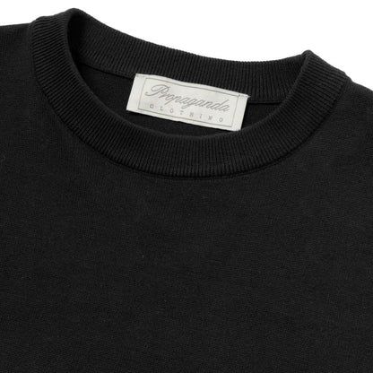 PROPAGANDA RIBS SWEATER BLACK