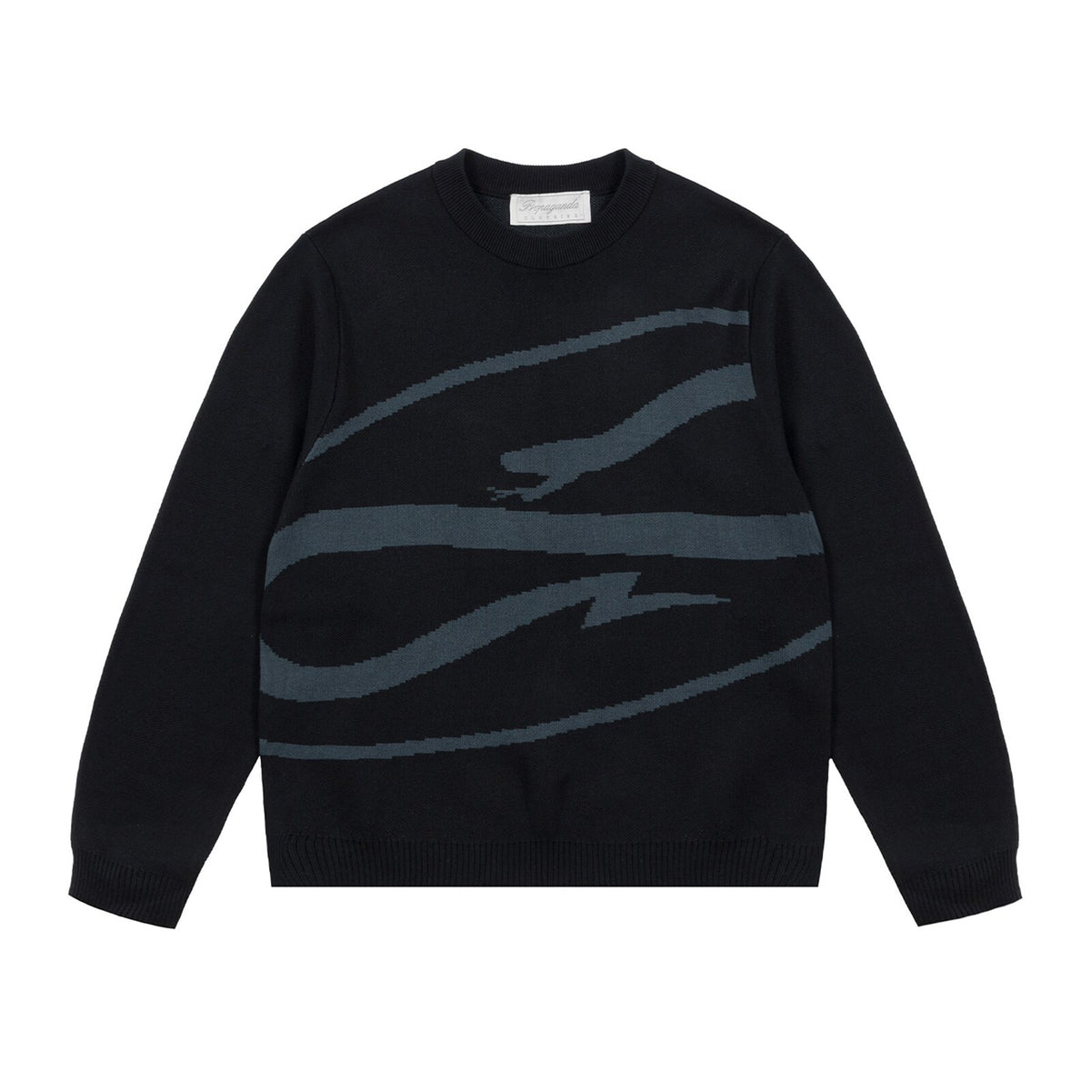 PROPAGANDA LOGO ATOM SWEATER BLACK