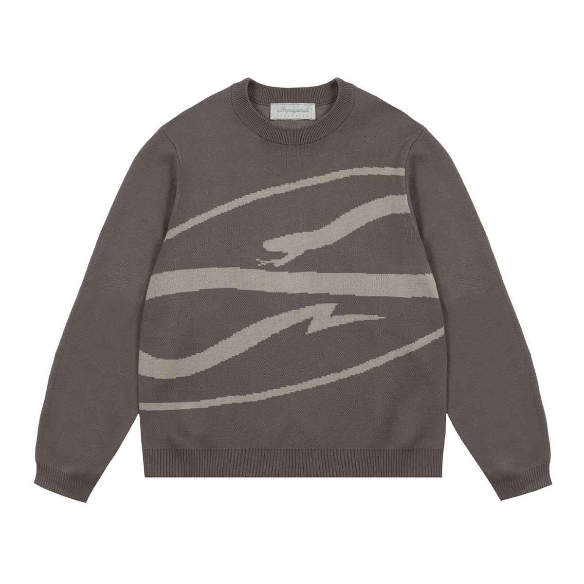 PROPAGANDA LOGO ATOM SWEATER GRAY