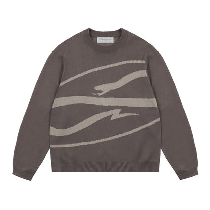 PROPAGANDA LOGO ATOM SWEATER GRAY
