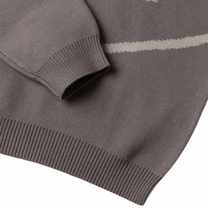 PROPAGANDA LOGO ATOM SWEATER GRAY