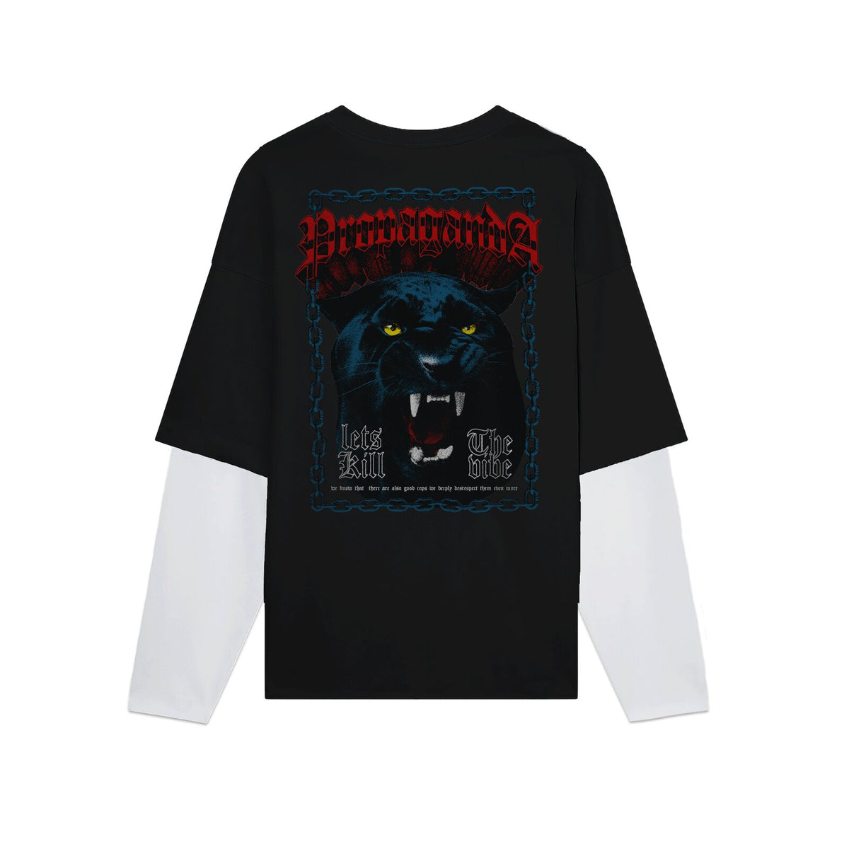 PROPAGANDA LET'S KILL LONGSLEEVE BLACK/WHITE