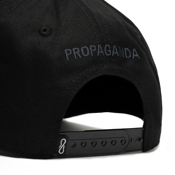 PROPAGANDA LOGO SNAPBACK BLACK