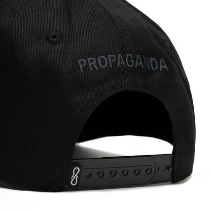 PROPAGANDA LOGO SNAPBACK BLACK