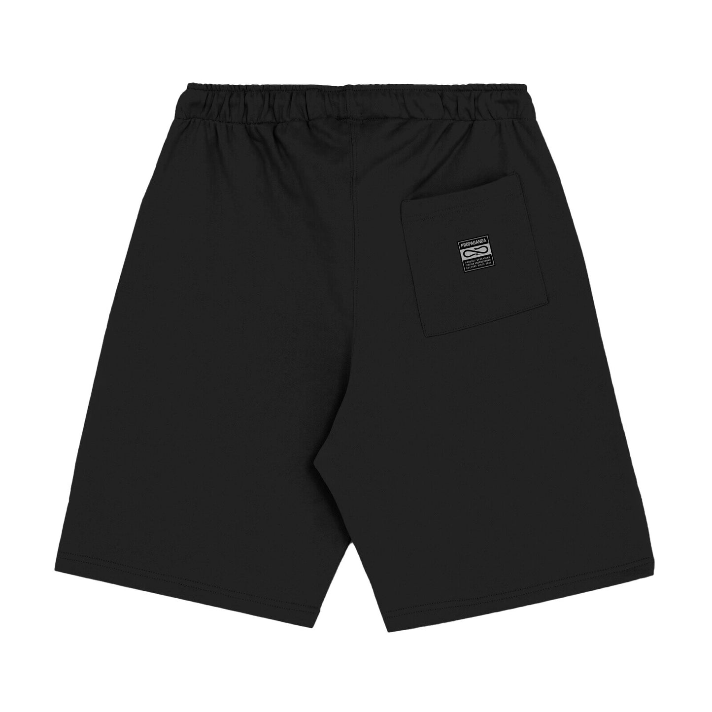 PROPAGANDA SWEATSHORT LABEL BLACK