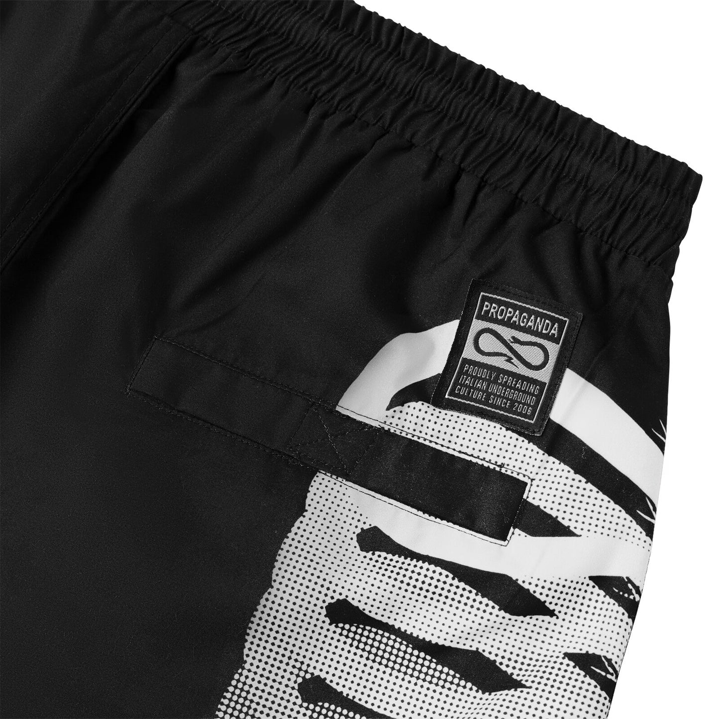 PROPAGANDA RIBS SWIMTRUNK BLACK