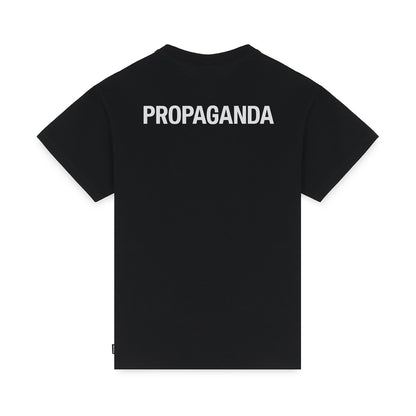 PROPAGANDA LOGO  T-SHIRT BLACK