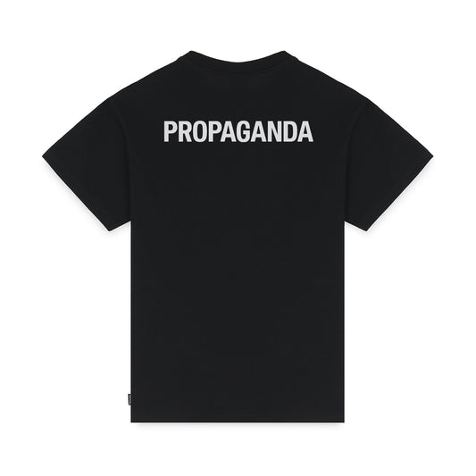 PROPAGANDA LOGO  T-SHIRT BLACK