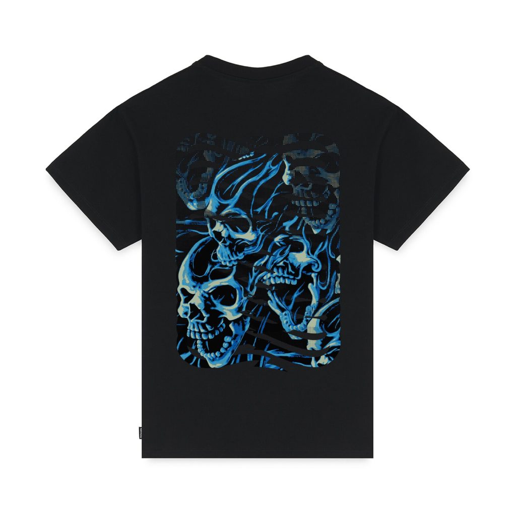PROPAGANDA RIBS GHOSTRIDER T-SHIRT BLACK