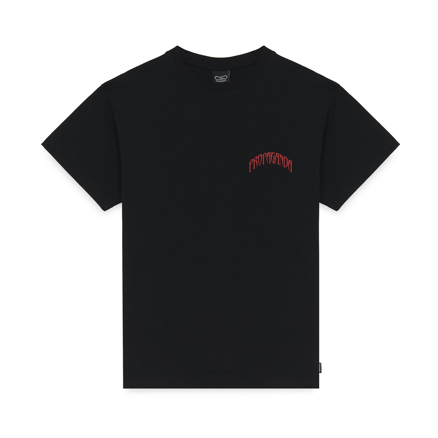 PROPAGANDA TRIANGLE DOBERMAN T-SHIRT BLACK