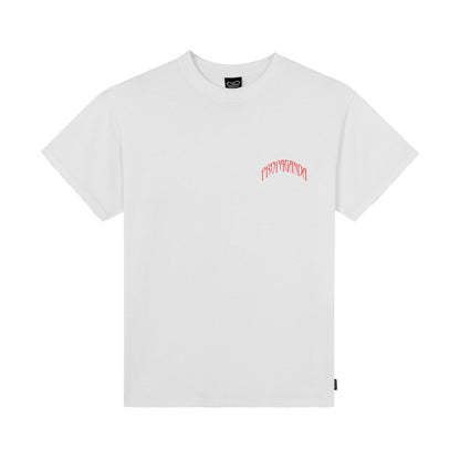 PROPAGANDA TRIANGLE DOBERMAN T-SHIRT WHITE