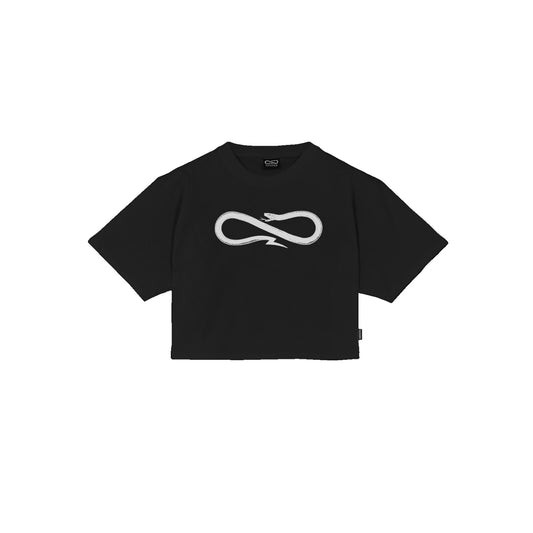 PROPAGANDA WOMAN LOGO T-SHIRT BLACK