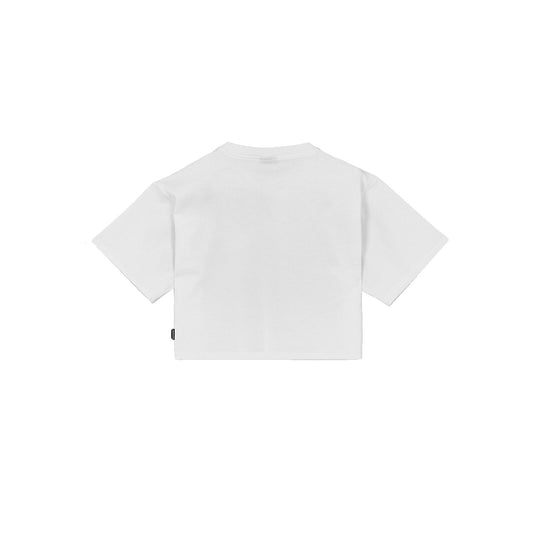 PROPAGANDA WOMAN LOGO STUDS T-SHIRT WHITE