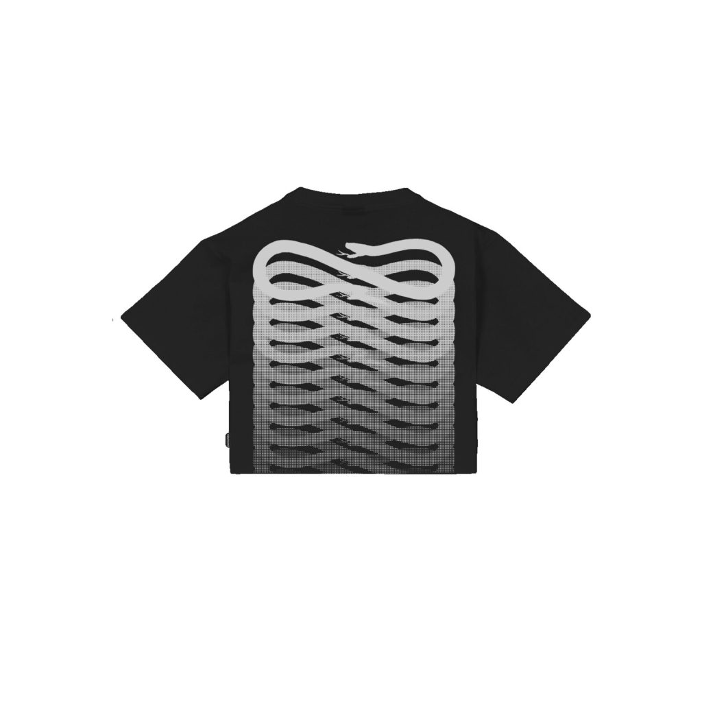 PROPAGANDA WOMAN RIBS T-SHIRT BLACK