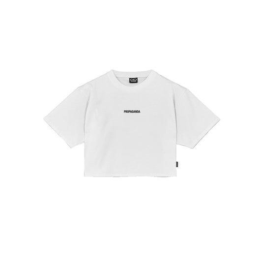 PROPAGANDA WOMAN RIBS T-SHIRT WHITE