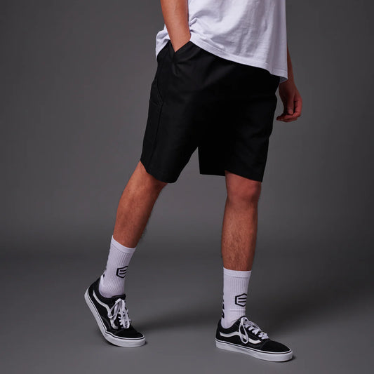DOLLYNOIRE CANVAS EASY CARPENTER SHORTS