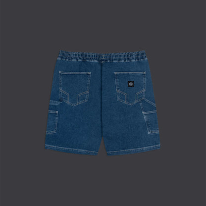 DOLLYNOIRE DENIM EASY CARPENTER SHORTS