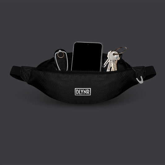 DOLLY NOIRE REFLECTIVE STAPLE WAIST PACK BACK