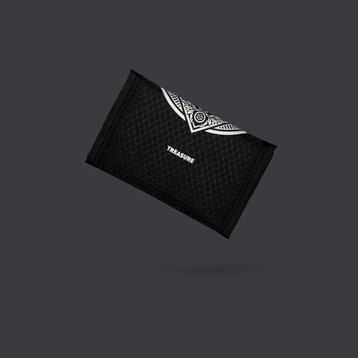 DOLLY NOIRE REFLECTIVE WALLET BLACK