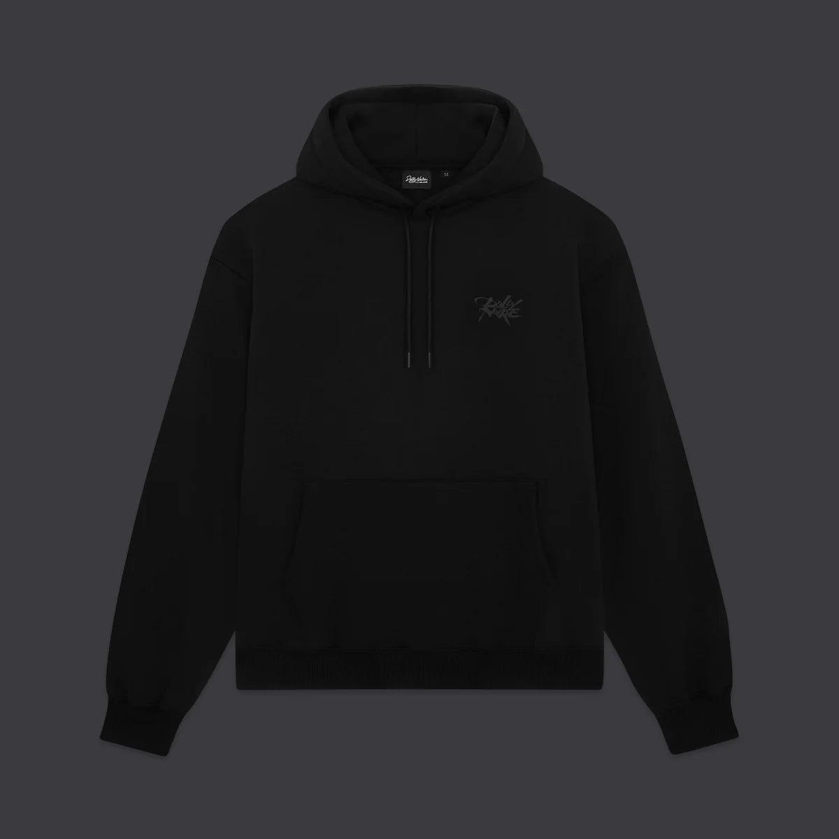 DOLLY NOIRE BRUSHSTROKE HOODIE BLACK
