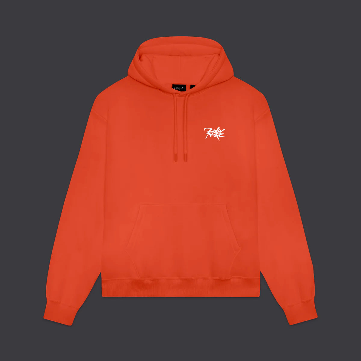 DOLLY NOIRE BRUSHSTROKE HOODIE BRIGHT RED