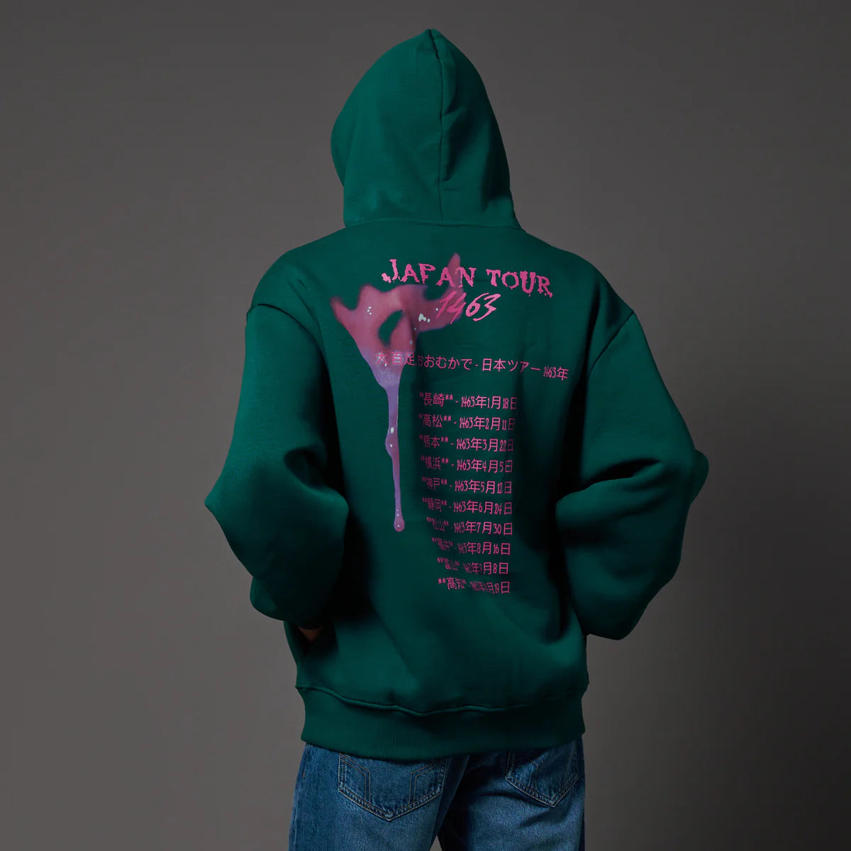 DOLLY NOIRE ISO-ONNA JAPAN TOUR HOODIE TEAL